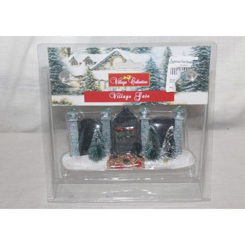 Christmas Tree Shop Village Collection Christmas Village "Village Gate"